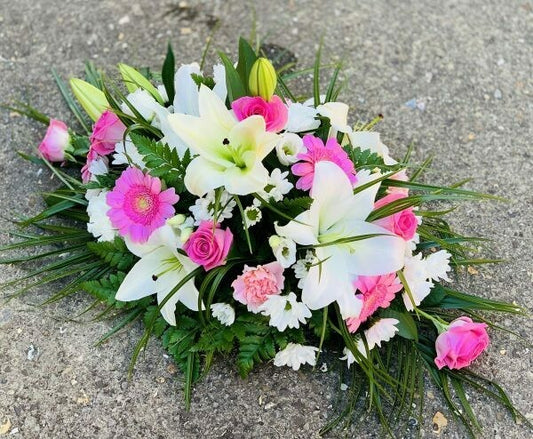 Funeral - Double Ended Spray – Pinks