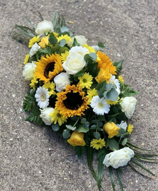 Funeral - Double Ended Spray – Yellows