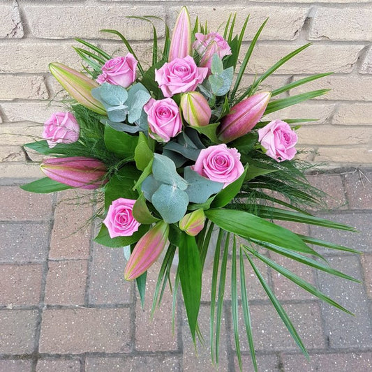 Rose & Lily Arrangement Gift Bag Luxury Next Day